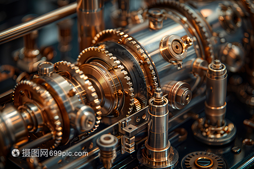 細致的機械構(gòu)件